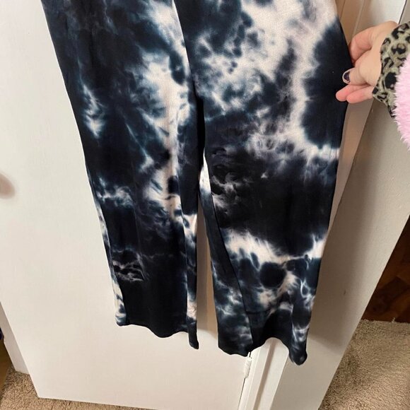 Antistar black and gray tie-dyed strapless romper with pockets. Sz XS - Picture 6 of 7